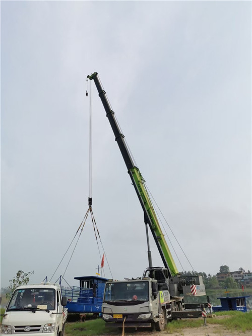 丰顺县桥梁建设吊装案例